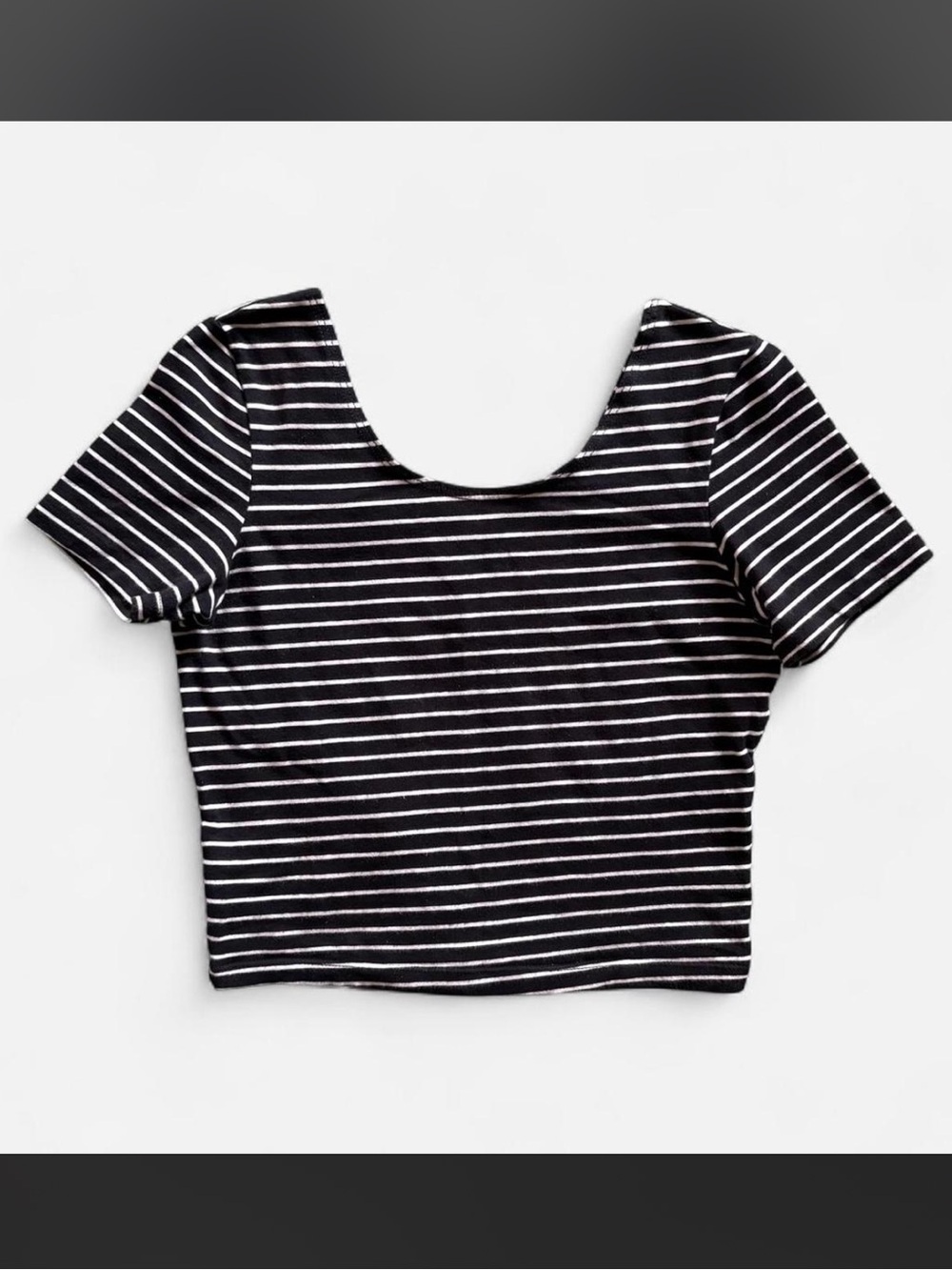 American Apparel Striped Crop Top <3
